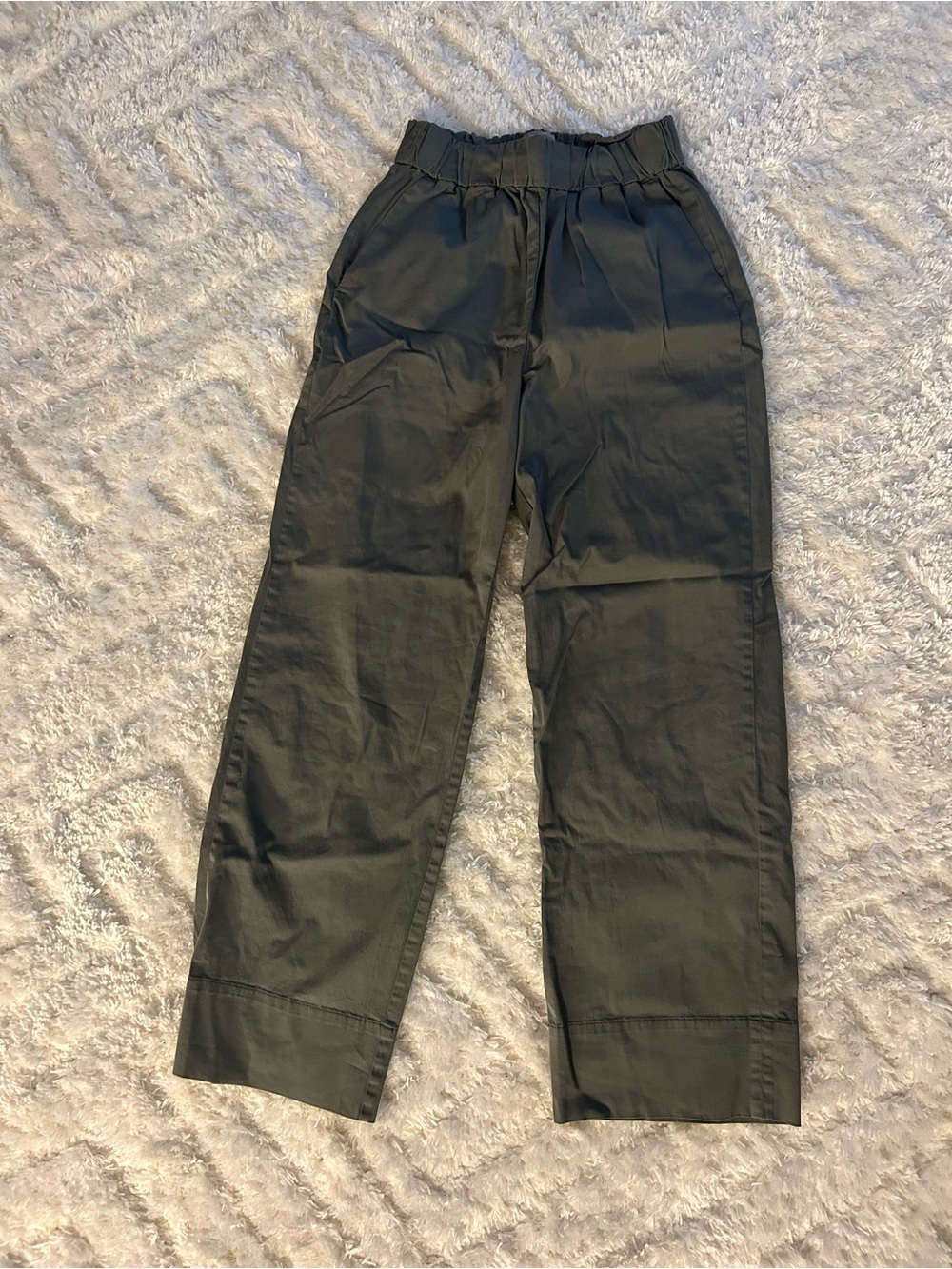 Everlane Olive Pants (Organic Cotton)